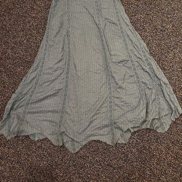 Free People Bella Mint Blue Boho One Shoulder Maxi Dress Size S Festival - Picture 14 of 15